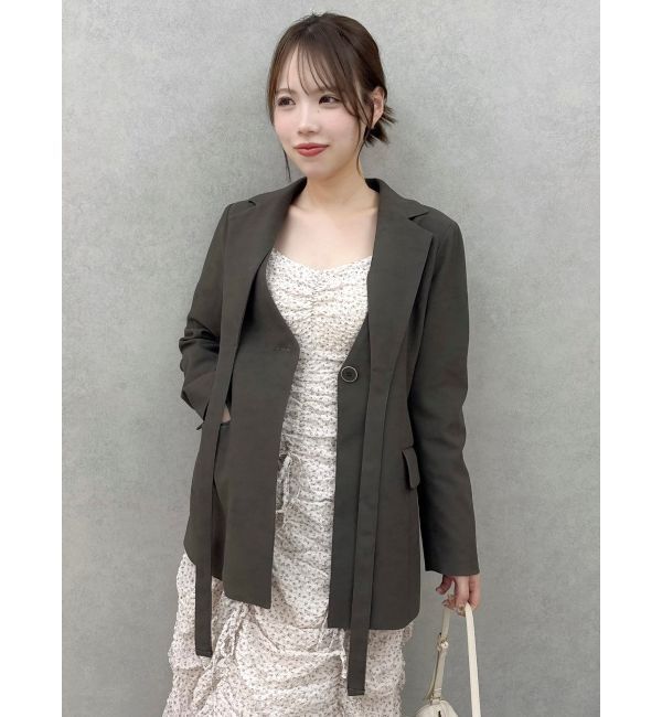 dazzlin「【セットアップ対応】シングルテーラードジャケット」|テーラードジャケット|