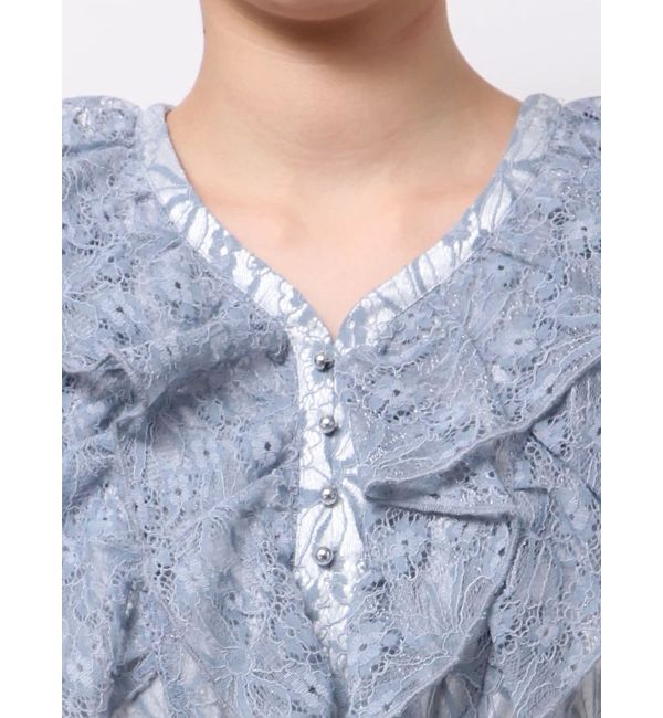 dazzlin「【WEB限定】バックリボンレースノースリワンピース」|ワンピース|