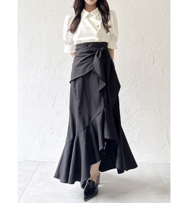 dazzlin「ラップマーメイドラインスカート」|スカート|