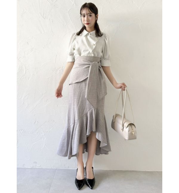 dazzlin「ラップマーメイドラインスカート」|スカート|