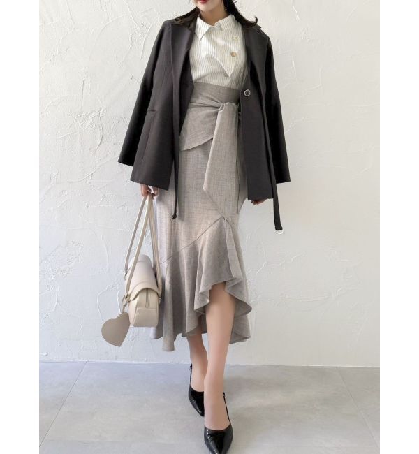 dazzlin「ラップマーメイドラインスカート」|スカート|