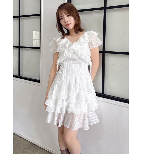 dazzlin「バリエフルイドミニワンピース」|ワンピース|