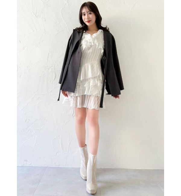 dazzlin「バリエフルイドミニワンピース」|ワンピース|