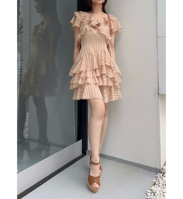 dazzlin「バリエフルイドミニワンピース」|ワンピース|