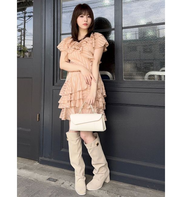 dazzlin「バリエフルイドミニワンピース」|ワンピース|