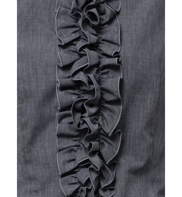 dazzlin「シュリンクフラワーフリルシャツ」|シャツ・ブラウス|