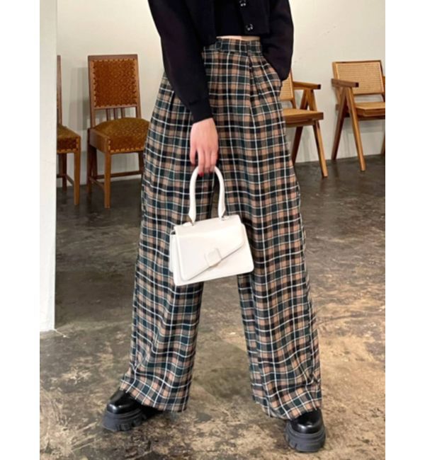 EMODA「ウールブレンドワイドパンツ」|その他|