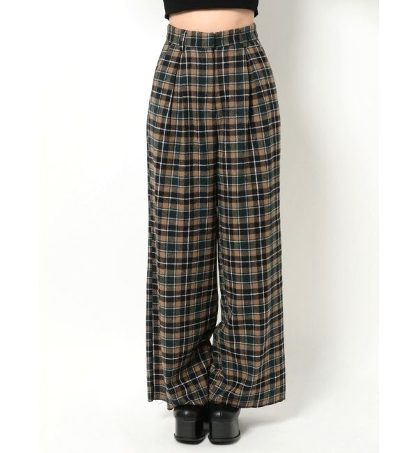 EMODA「ウールブレンドワイドパンツ」|その他|