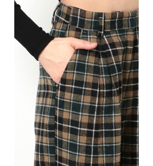 EMODA「ウールブレンドワイドパンツ」|その他|