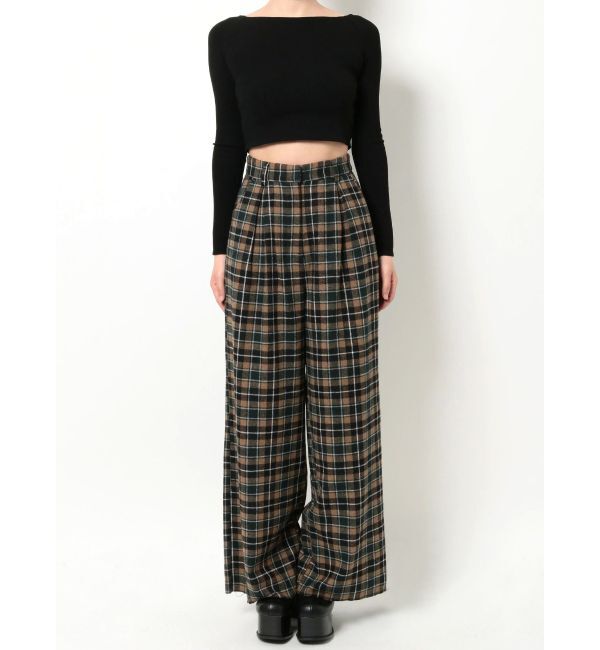 EMODA「ウールブレンドワイドパンツ」|その他|