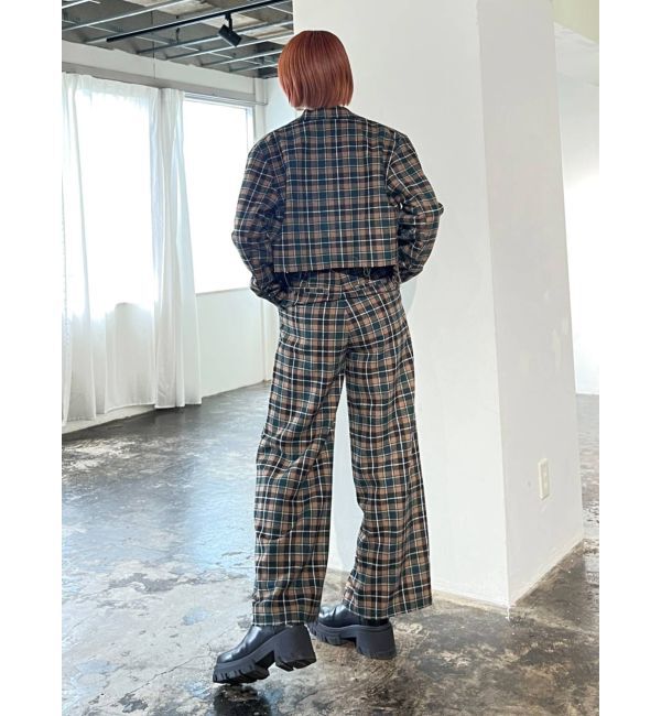 EMODA「ウールブレンドワイドパンツ」|その他|