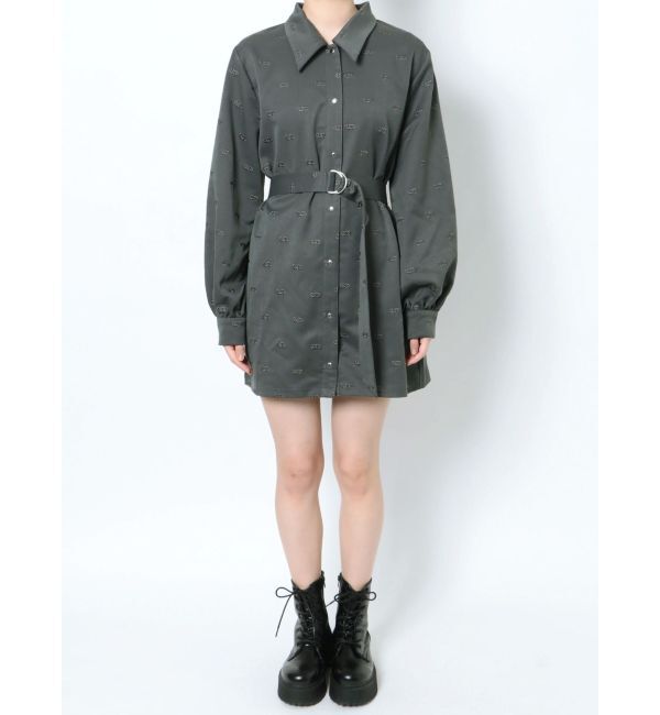 EMODA「2WAYベルトシャツワンピース」|ワンピース|