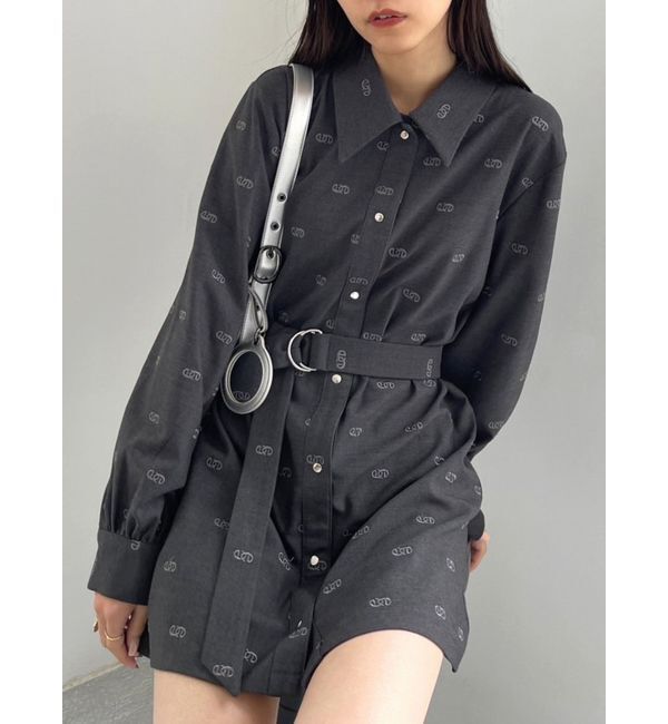 EMODA「2WAYベルトシャツワンピース」|ワンピース|