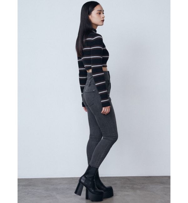 EMODA「【ELDER】SYMハイウエストデニム」|デニム|