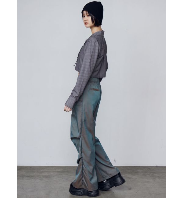 EMODA「レースアップショートシャツ」|シャツ・ブラウス|