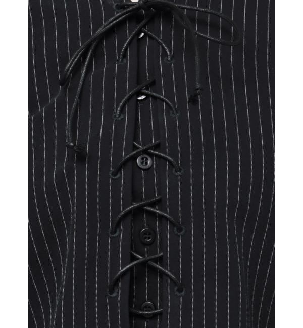 EMODA「レースアップショートシャツ」|シャツ・ブラウス|