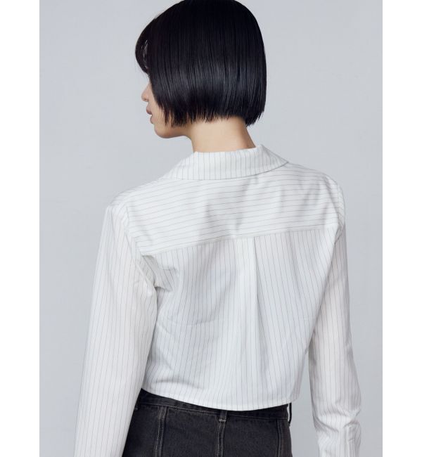 EMODA「レースアップショートシャツ」|シャツ・ブラウス|