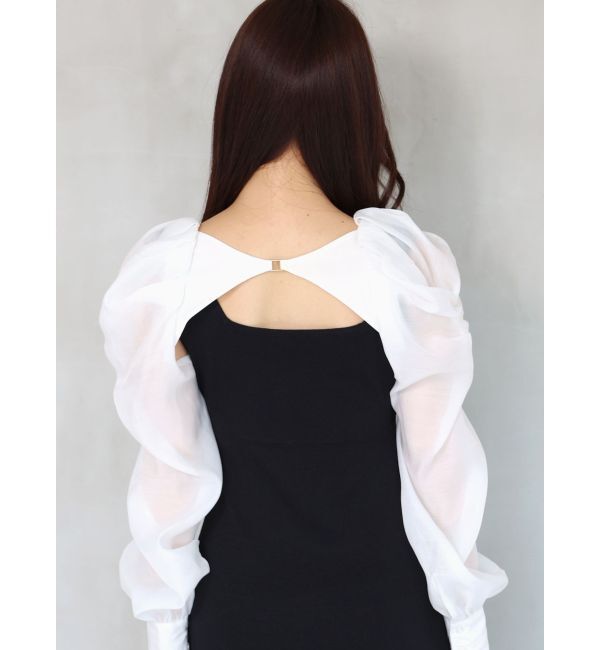 MERCURYDUO「2WAYドレープスリーブボレロセットニットワンピース」|ワンピース|