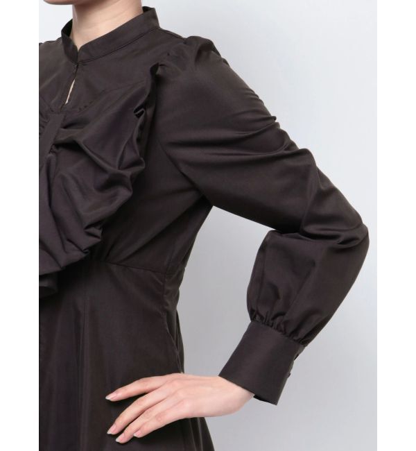 MERCURYDUO「フロントBIGリボンフレアワンピース」|ワンピース|