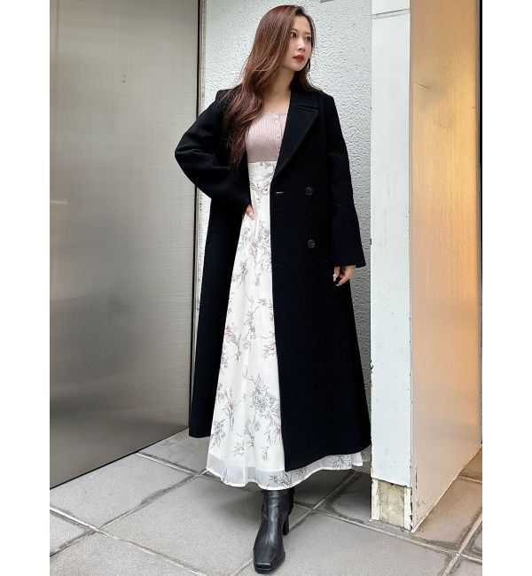 MERCURYDUO「カーディガンライクニットドッキングワンピース」|ワンピース|