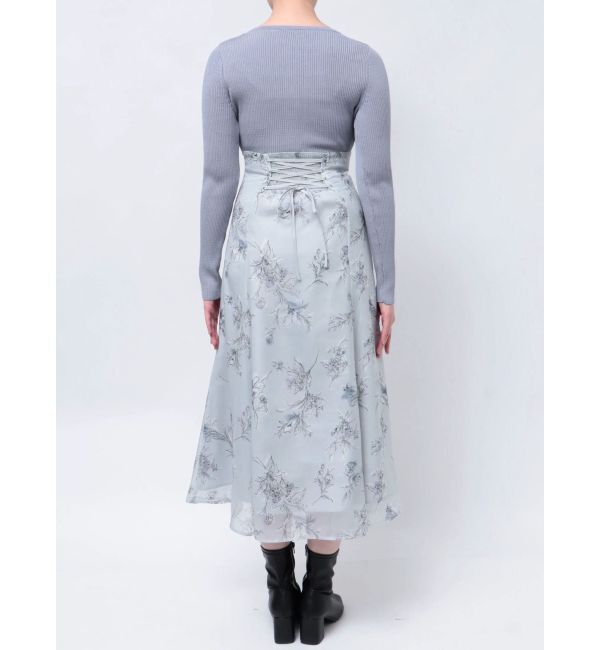 MERCURYDUO「カーディガンライクニットドッキングワンピース」|ワンピース|