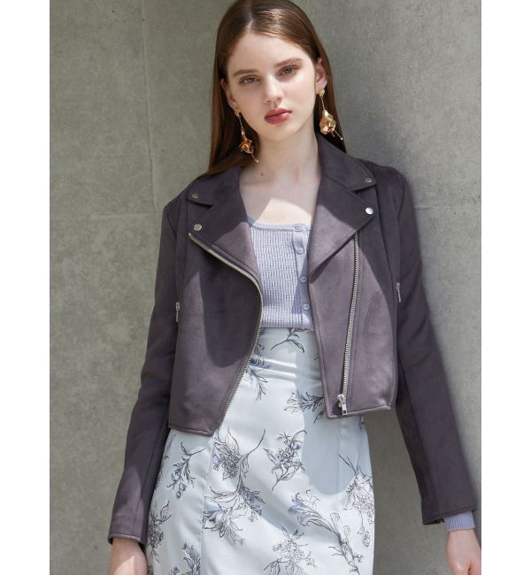 MERCURYDUO「カーディガンライクニットドッキングワンピース」|ワンピース|