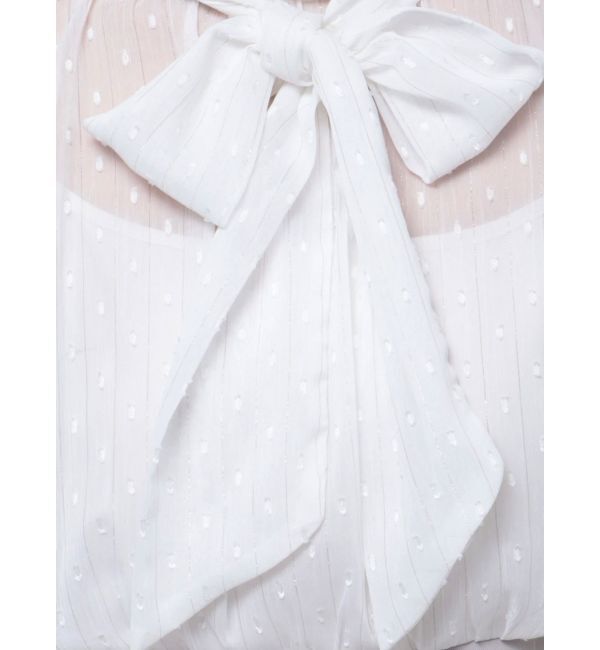 MERCURYDUO「シアーブラウスドッキングフレアワンピース」|ワンピース|