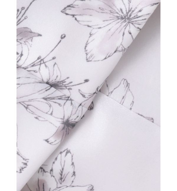 MERCURYDUO「フラワードッキングロングスリーブワンピース」|ワンピース|