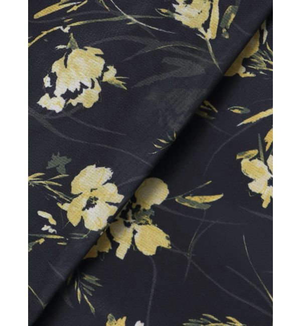 MERCURYDUO「ラッフルフラワープリントワンピース」|ワンピース|