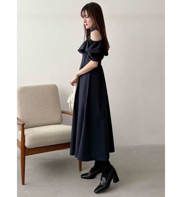 MERCURYDUO「【MARY QUANTコラボ】ラッフルシャツワンピース」|ワンピース|