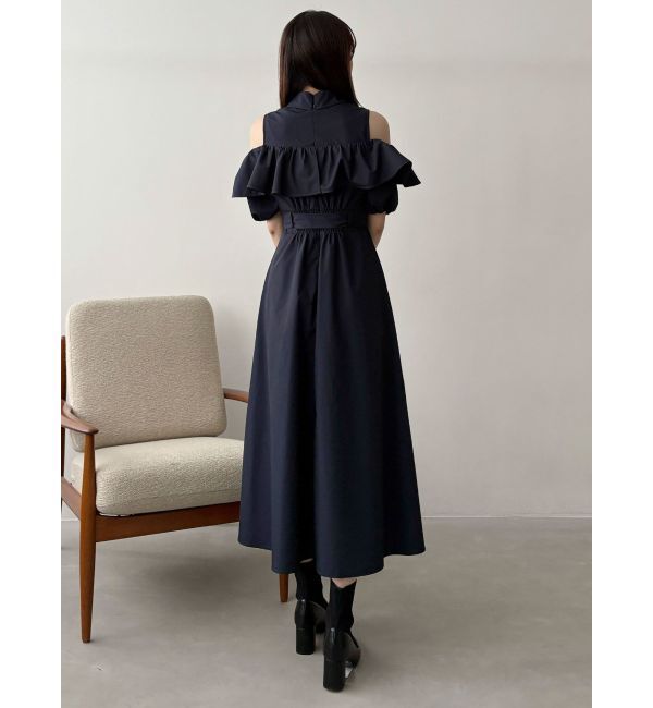 MERCURYDUO「【MARY QUANTコラボ】ラッフルシャツワンピース」|ワンピース|