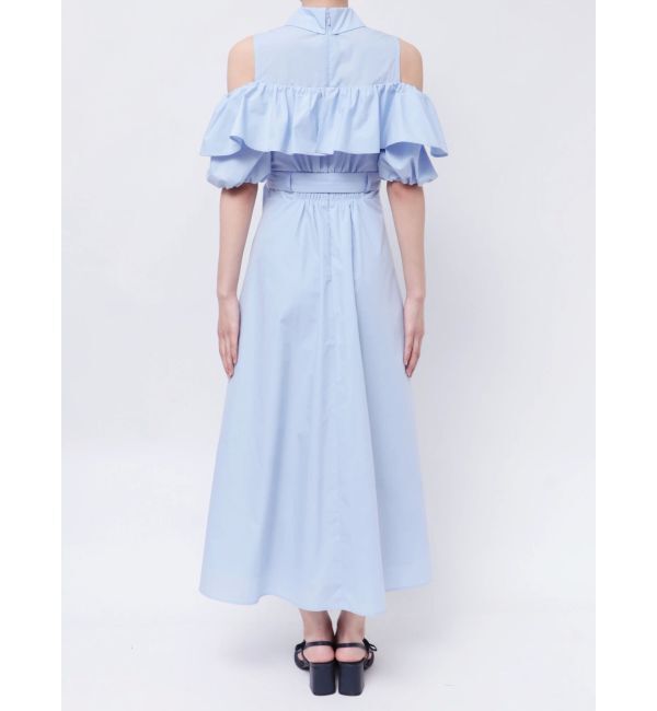 MERCURYDUO「【MARY QUANTコラボ】ラッフルシャツワンピース」|ワンピース|