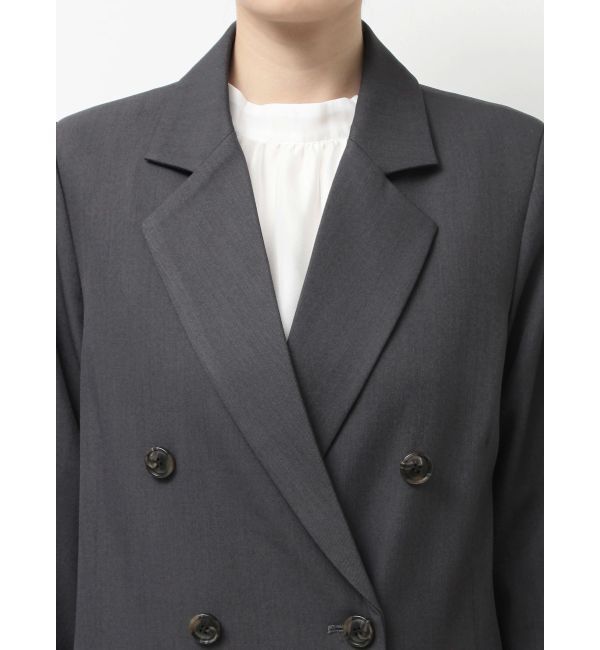 MERCURYDUO「オーバーサイズダブルジャケット」|テーラードジャケット|