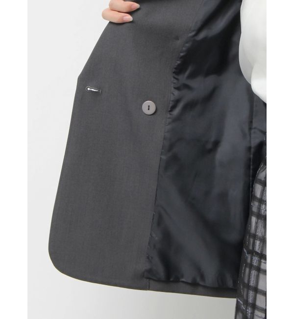 MERCURYDUO「オーバーサイズダブルジャケット」|テーラードジャケット|