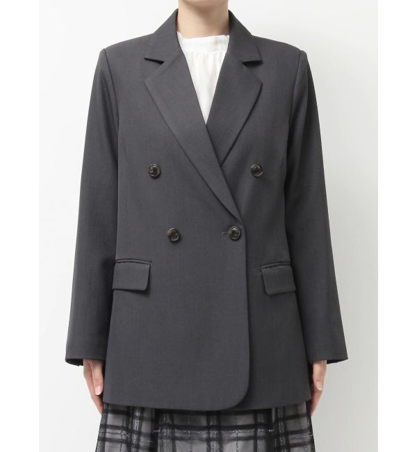 MERCURYDUO「オーバーサイズダブルジャケット」|テーラードジャケット|