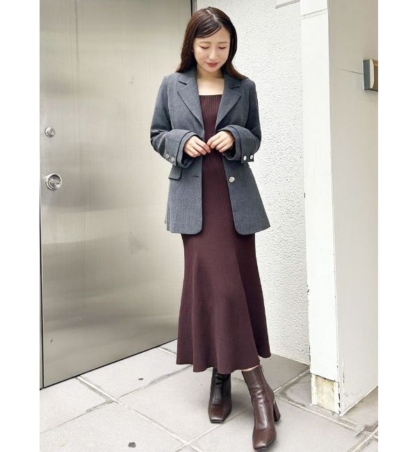 MERCURYDUO「フィットアンドフレアジャケット」|テーラードジャケット|