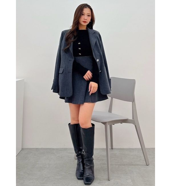 MERCURYDUO「フィットアンドフレアジャケット」|テーラードジャケット|