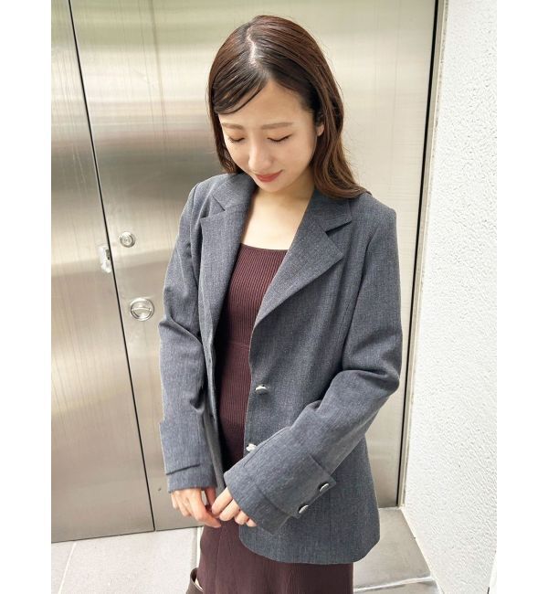 MERCURYDUO「フィットアンドフレアジャケット」|テーラードジャケット|