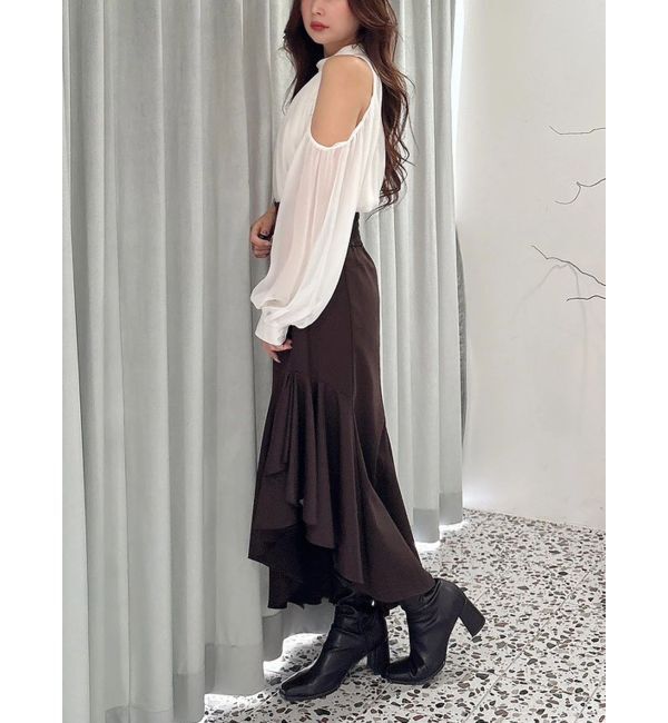 MERCURYDUO「アシメマーメイドスカート」|スカート|