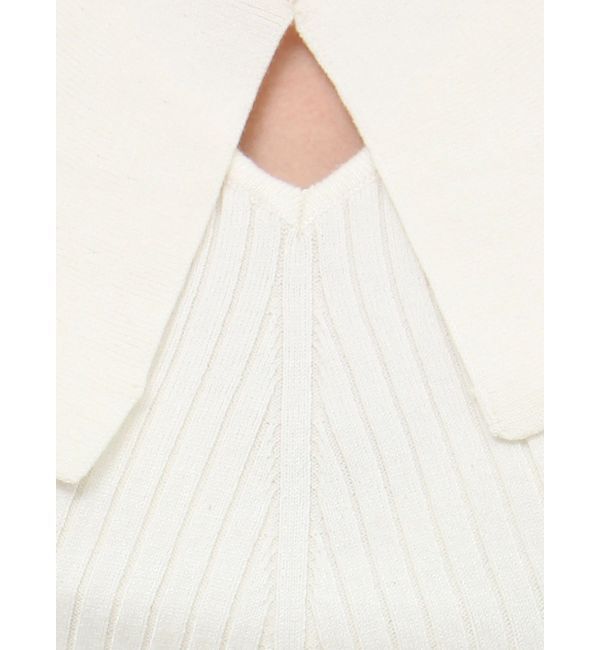 MURUA「付け衿2WAYリブニット」|ニット・セーター|