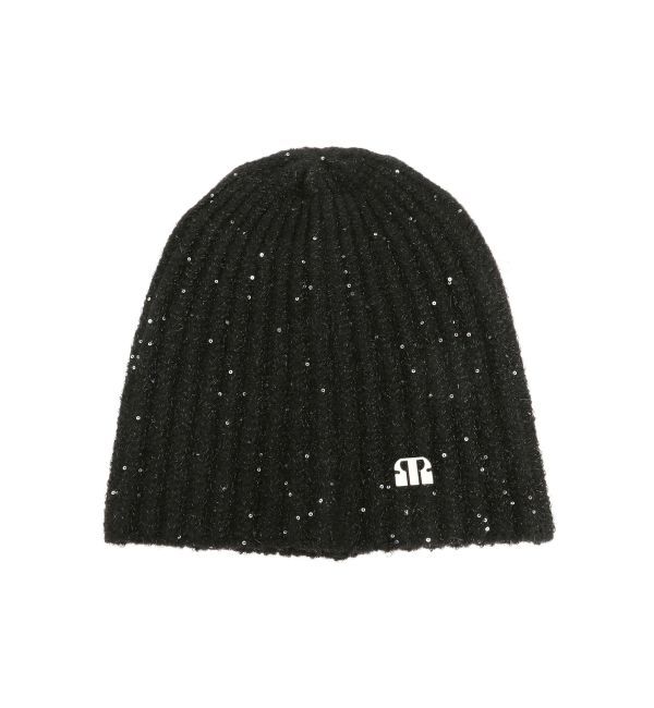 MURUA「スパンコールラメビーニー」|ニット帽|