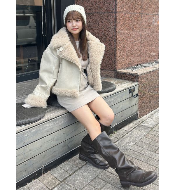 MURUA「スパンコールラメビーニー」|ニット帽|