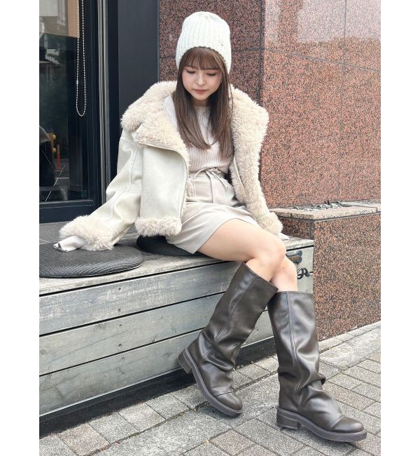 MURUA「スパンコールラメビーニー」|ニット帽|