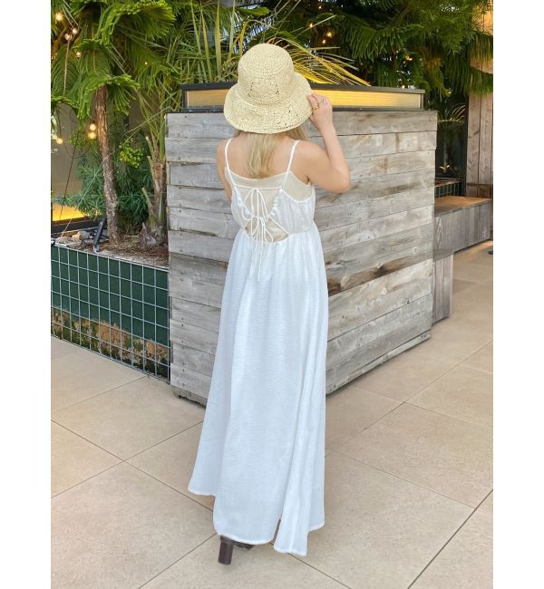 Ungrid「ふくれジャカードキャミワンピース」|ワンピース|