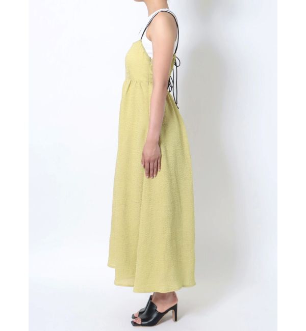 Ungrid「ふくれジャカードキャミワンピース」|ワンピース|