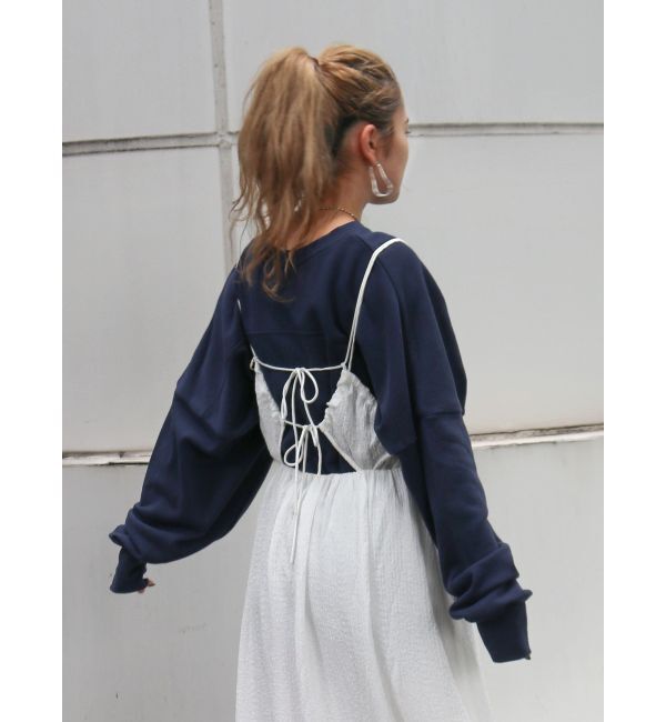 Ungrid「ふくれジャカードキャミワンピース」|ワンピース|