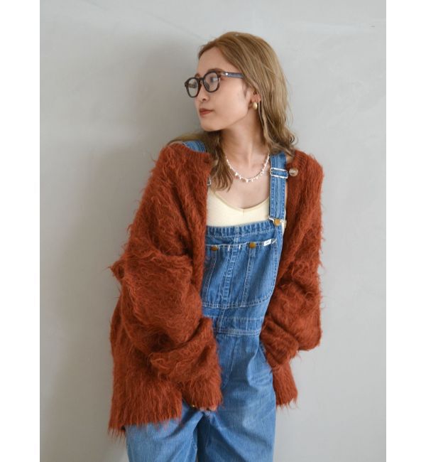 Ungrid「フェザーヤーンニットカーデ」|カーディガン|