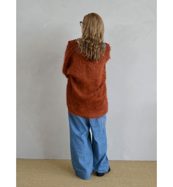 Ungrid「フェザーヤーンニットカーデ」|カーディガン|