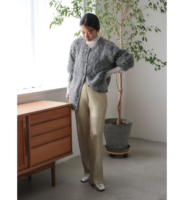 Ungrid「箔プリントニットパンツ」|その他|