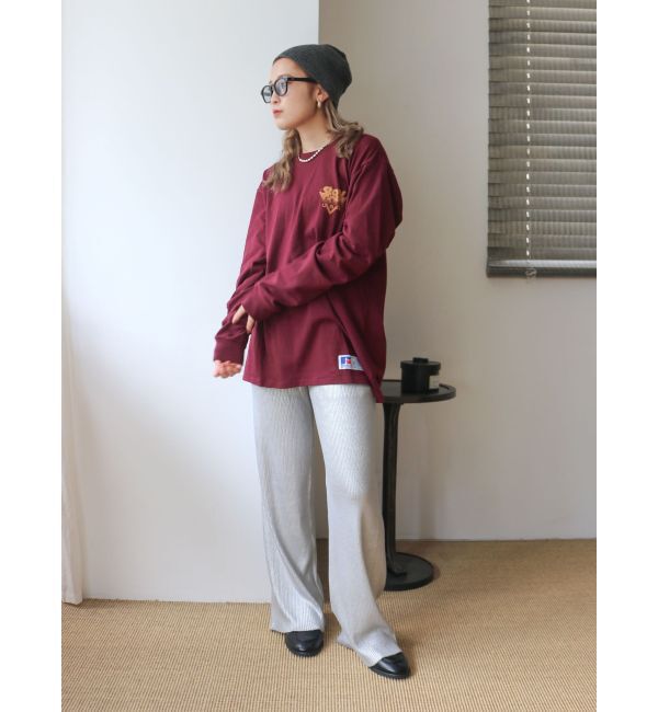 Ungrid「箔プリントニットパンツ」|その他|